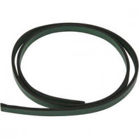 Ceinture type cuir, l: 10 mm, épaisseur 3 mm, vert, 1m [HOB-51489]