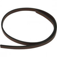 Ceinture type cuir, l: 10 mm, épaisseur 3 mm, brun, 1m [HOB-51491]