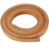 Bande de cuir, l: 10 mm, épaisseur 3 mm, naturel, 2m [HOB-51502]