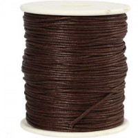 Ficelle coton, épaisseur 1 mm, brun, 100m [HOB-51512]