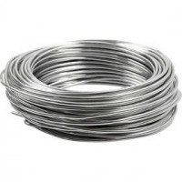 Fil aluminium, épaisseur 3 mm, argent, rond, 29m [HOB-51717]