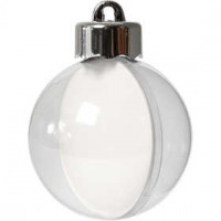 Boule décorative , d: 5 cm, 10pièces [HOB-52143]