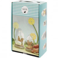 Cloches avec décoration intérieure, h: 12+15,5 cm, 2pièces [HOB-52188]