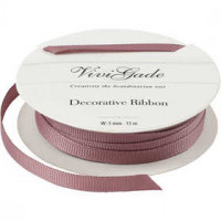 Ruban décoratif, l: 5 mm, rose, 15m [HOB-52476]