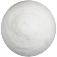 Boule, d: 15 mm, blanc, coton, 300pièces [HOB-54002]