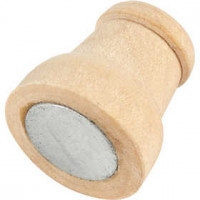 Aimant sur pièce en bois, h: 13 mm, d: 9-12 mm, 20pièces [HOB-57525]