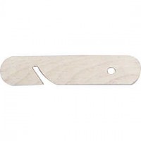 Navette de tressage, dim. 11x2 cm, épaisseur 0,5 cm, 10pièces [HOB-57550]