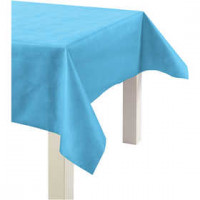 Nappe de table ou immitation tissu, turquoise, l: 125 cm,  70 g/m2, 10m [HOB-594008]