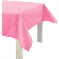 Nappe de table ou immitation tissu, rose, l: 125 cm,  70 g/m2, 10m [HOB-594009]