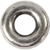 Perles d'espacement, d: 9 mm, la taille du trou 4 mm, argent antique, 15pièces [HOB-60029]