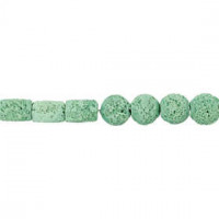 Perles en résine, dim. 24x38 + 31x22 mm, diamètre intérieur 2 mm, 7 assortis, vert [HOB-63107]