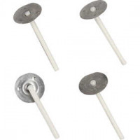 Mèches cirées, L: 3,5 cm, épaisseur 2 mm, 100pièces [HOB-73314]