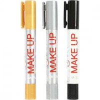 Maquillage Playcolor, or, argent, noir, robot, 3x5gr [HOB-76305]