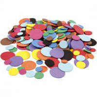 EVA cercles en mousse, d: 12+20+32 mm, Couleurs assorties, 300assortis [HOB-790061]