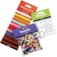 Perles avec lettres pour faire votre propre bracelet, 1set [HOB-97767]