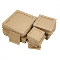 Cadres collage, dim. 10x10 + 15x15 + 22x22 cm, 200pièces, format intérieur 6x6 + 11x11 + 18x18 cm [HOB-99441]