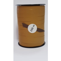 Curling Ribbon Two-tone Caramel 10mm x 250 meter (1 roll) [HV-PAP10CA]