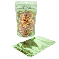 Doypack avec dos vert 17.1 x 8.9 x 28.6 cm (340 g) (100 pièces) [ZBGB4GR]