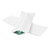 Sac à sécurité enfant blanc mat, 3.8 x 10.2 cm (100 Pieces) [CRB4W]