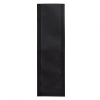 Sac à sécurité enfant noir mat, 3.8 x 12.7 cm (100 Pieces) [CRB5B]
