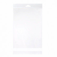 Headerbags Reclosable and Crystal Clear 15.7 x 22.9cm (100 Pieces) [HB69S]