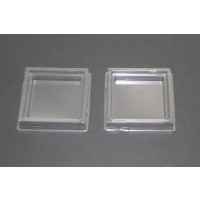 CLS2 Embouts de tube en cristal en forme de carré (5.4 x 5.4 x 1.5 cm)