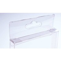 Boite plastique à suspension à transparence cristalline 11.4 x 2.5 x 14.9cm (25 Pièces) [HFB17]