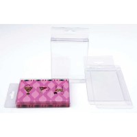 Boite plastique à suspension à transparence cristalline 11.4 x 1.3 x 14.9cm (25 Pièces) [HFB6]