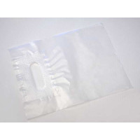 Sacs cabas renforcés Glacé 45 Micron HDPE 20.3 x 25.4cm (50 Pièces) [H810FT4]