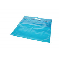 Sacs bleu à zip avec poignée 75 microns 22,9 x 8,2 x 18,4cm (100 Pièces) [ZH13BL5] LIQUIDATION