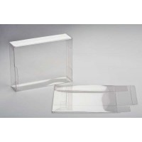 Boîtier cadeau à transparence cristalline avec fond pop up  11.4 x 3.8 x 14.9cm  (25 Pièces)  [PLB74]