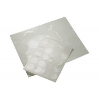 Gommettes ronde à transparence cristalline de 1,9cm de diamètre  (25 Pièces)  [CS4]