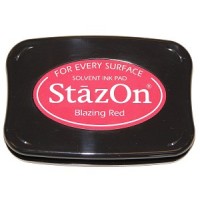Tampon encreur rouge flamme StazOn