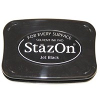 Tampon encreur noir StazOn
