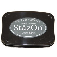 Tampon encreur gris pierre StazOn