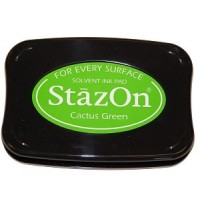 Tampon encreur vert cactus StazOn [SZ52]