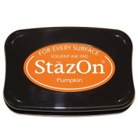 Tampon encreur orange citrouille StazOn