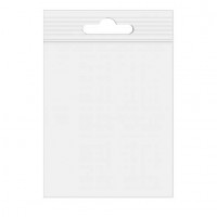 sachets zip à transparence cristalline + trou de suspension européen 10,2 x 12,7cm (100 Pièces) [ZE45]