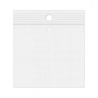 Sacs zip transparent avec trou 10x10 cm (100 Pièces) [ZR44V]