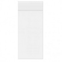 sachets zip à transparence cristalline 10,2 x 25,4cm (100 Pièces) [ZC410]