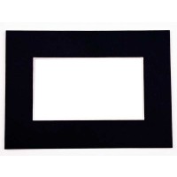Passe partout Noir 19 x 24cm pour le découpage intérieur. 27.9 x 35.6cm (10 Pièces) [MS20045]