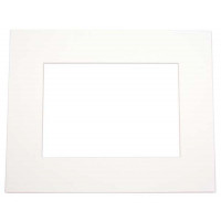Passe partout Ivoire 19 x 24cm pour le découpage intérieur. 27.9 x 35.6cm (10 Pièces) [MS20046]