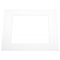 Passe partout Blanc 19 x 24cm pour le découpage intérieur. 27.9 x 35.6cm (10 Pièces) [MS20088]