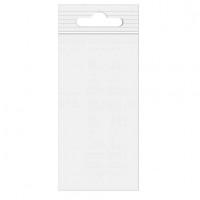 sachets zip à transparence cristalline + trou de suspension européen 10,2 x 20,3cm (100 Pièces) [ZE48]