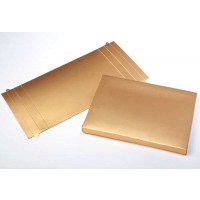 Boite en Carton Or 11.4 x 1.6 x 15.2cm (25 Pièces) [GD3]