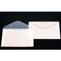Sachets glassine 2 fermetures collées et 1 collable 11x6.5cm (100 pièces) [G17]