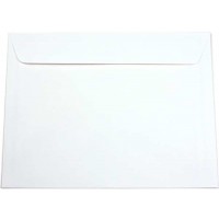 Enveloppes à texture lin pour brochure , Blanche 10.5 x 24.1 cm (50 Pièces) [E2L0] Déstockage!!