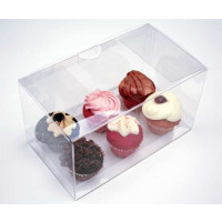 Boites à Cupcake pour six minis cupcakes 17.8 x 10.2 x 7.6cm (100 pièces) [CBS179]