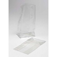 Sacs à fond carré Qualité Supérieure Eco avec soufflet 10,2 x 6,4 x 21,6cm   (100 pièces)   [CFBG4]