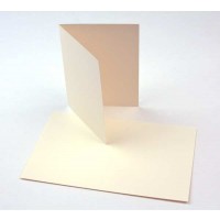 Cartes vierges plates Mohawk 100% recyclée Crème 17.8 x 12.4cm (50 Pièces) [PF01A]